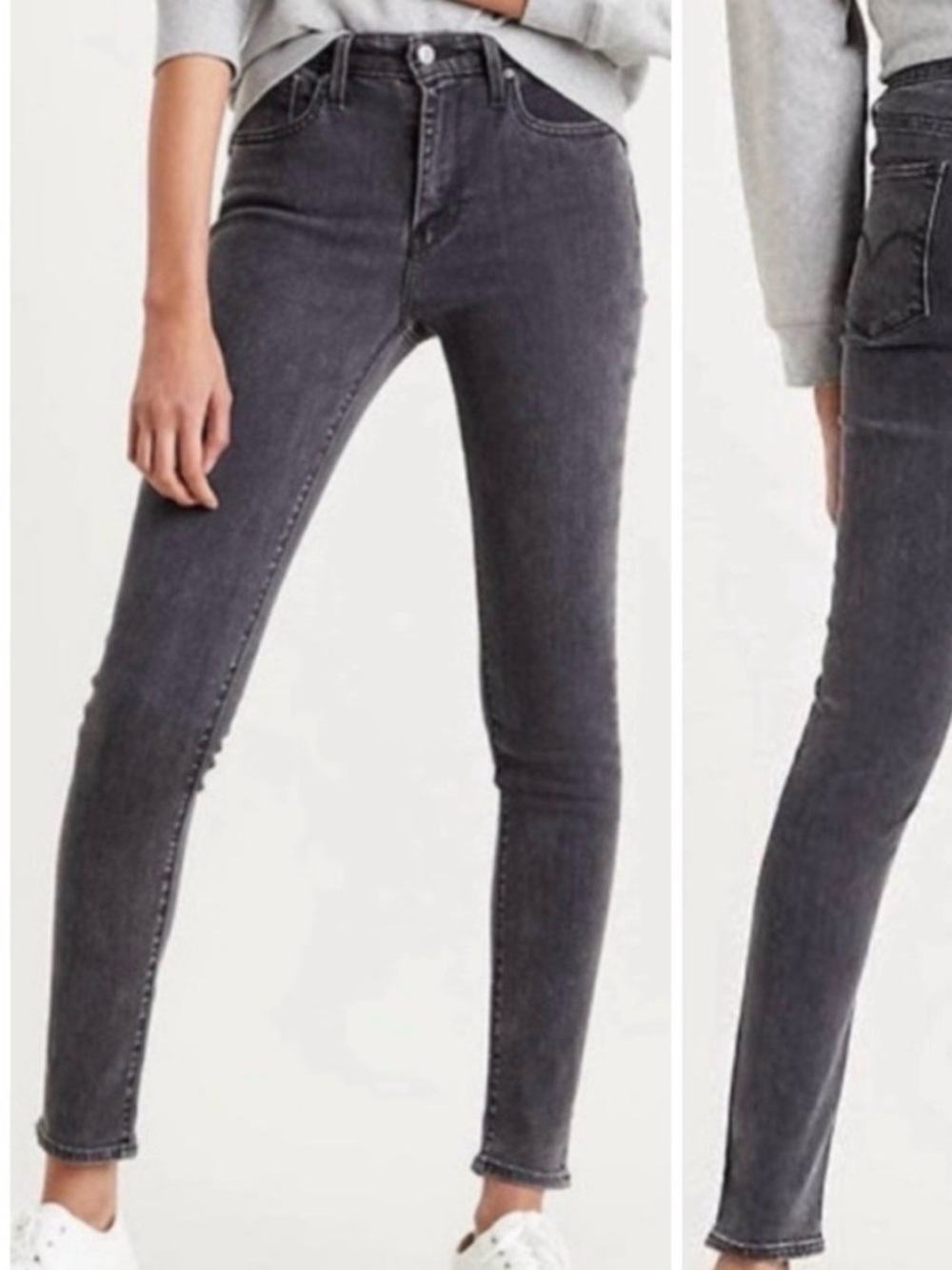Levi's 721 High Rise Women's Skinny Jeans in Charcoal